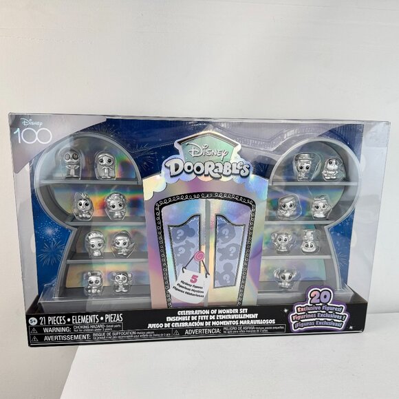 Exclusive Disney Doorables 100 year celebration of Wonder Figure Set- 21 Piece - Picture 1 of 5